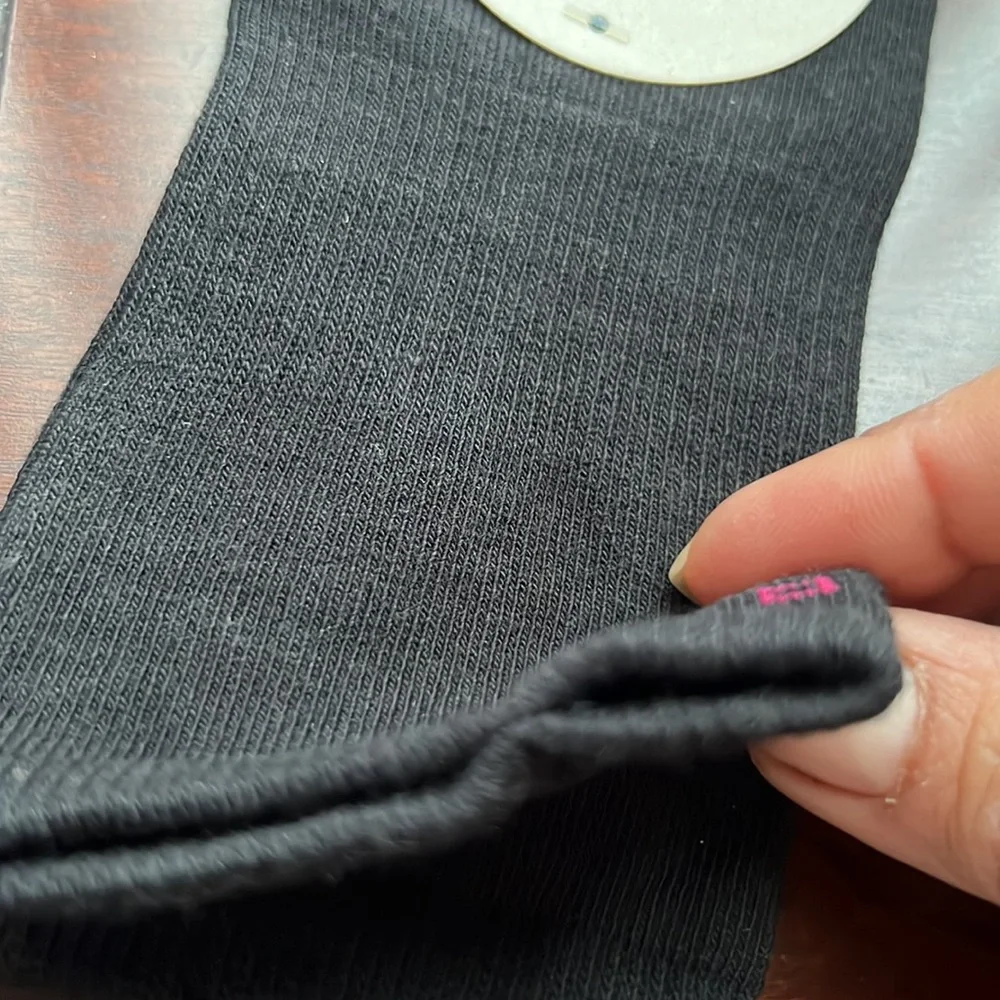 Tucketts BlackToeless Non Slip Grip Ballerina Ballet style Socks NEW